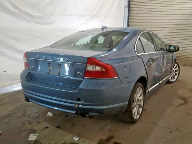 YV1902AH4D1170833 - 2013 VOLVO S80 T6 BLUE photo 4