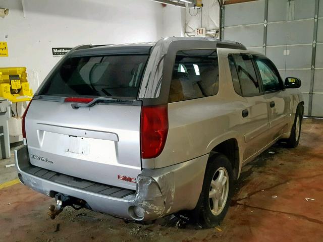 1GKET12S546166538 - 2004 GMC ENVOY XUV SILVER photo 4