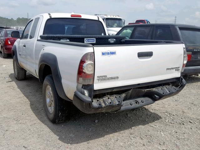 5TETU62N59Z607781 - 2009 TOYOTA TACOMA PRE WHITE photo 3