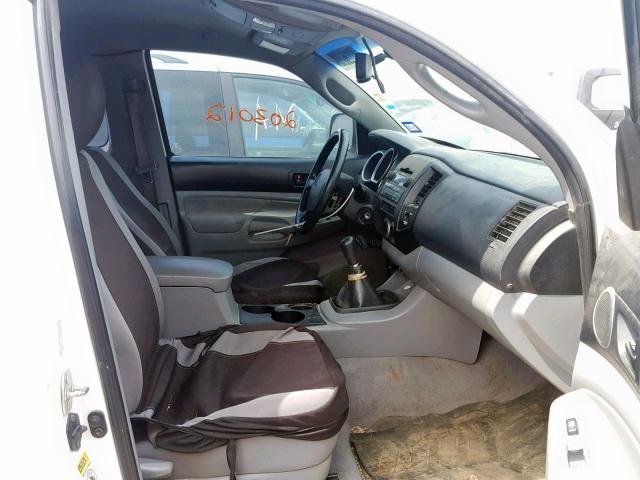 5TETU62N59Z607781 - 2009 TOYOTA TACOMA PRE WHITE photo 5