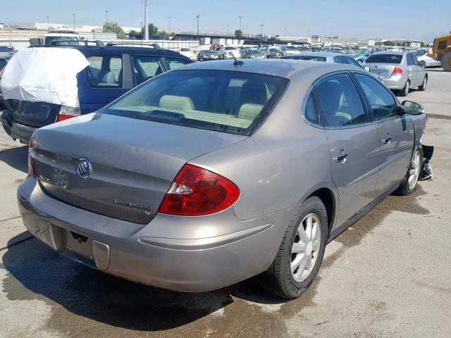 2G4WC582X61180889 - 2006 BUICK LACROSSE C TAN photo 4