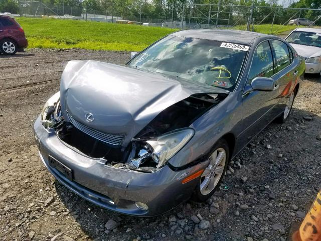 JTHBA30G865162389 - 2006 LEXUS ES 330 GRAY photo 2