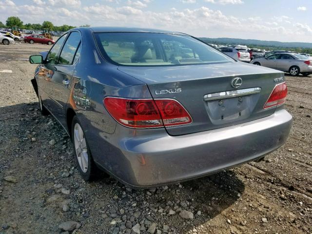 JTHBA30G865162389 - 2006 LEXUS ES 330 GRAY photo 3