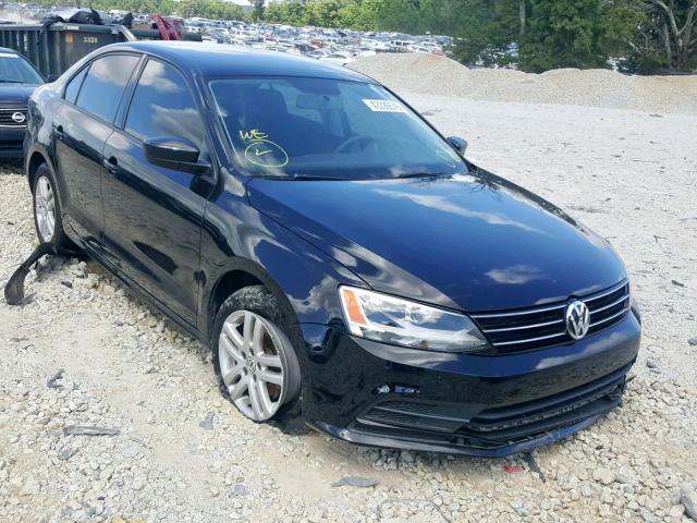 3VW1K7AJ1FM241227 - 2015 VOLKSWAGEN JETTA BASE BLACK photo 1