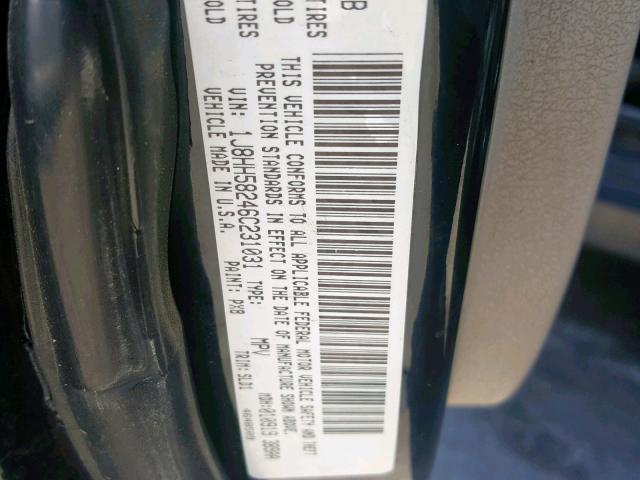 1J8HH58246C231031 - 2006 JEEP COMMANDER 黑色 照片 10