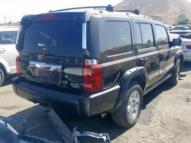 1J8HH58246C231031 - 2006 JEEP COMMANDER 黑色 照片 4