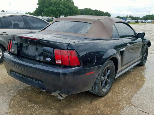 1FAFP45X54F126012 - 2004 FORD MUSTANG GT BLACK photo 4