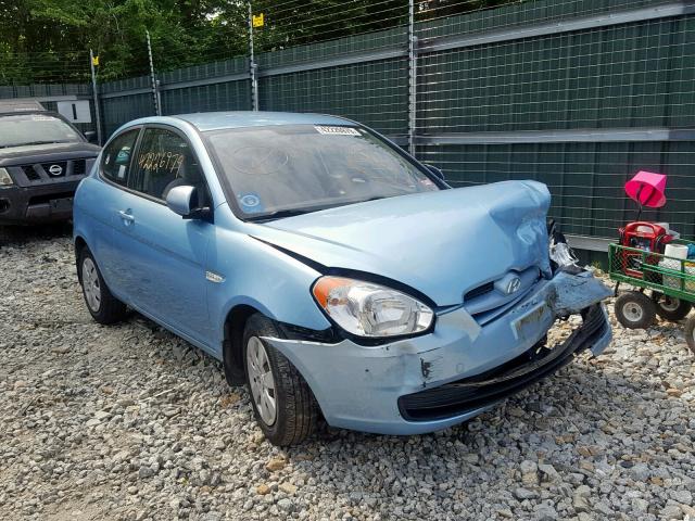 KMHCM3AC4AU175627 - 2010 HYUNDAI ACCENT BLU BLUE photo 1