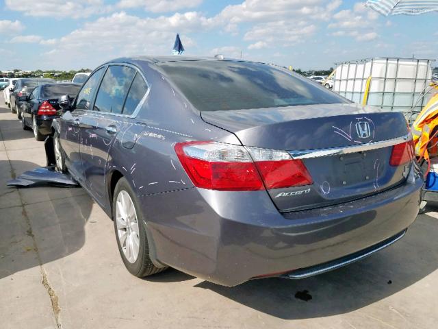 1HGCR2F80FA171864 - 2015 HONDA ACCORD EXL GRAY photo 3