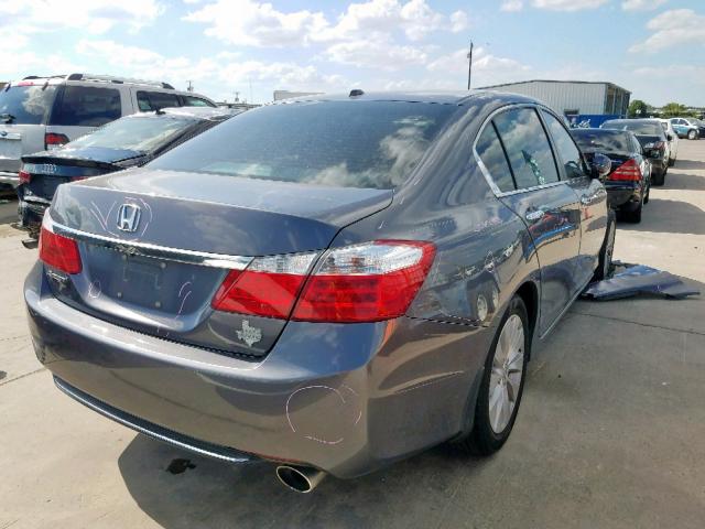 1HGCR2F80FA171864 - 2015 HONDA ACCORD EXL GRAY photo 4