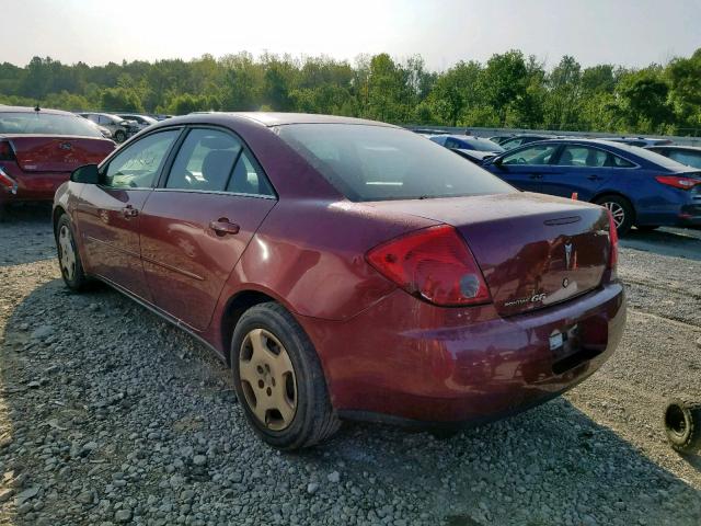 1G2ZF57B584188193 - 2008 PONTIAC G6 VALUE L RED photo 3