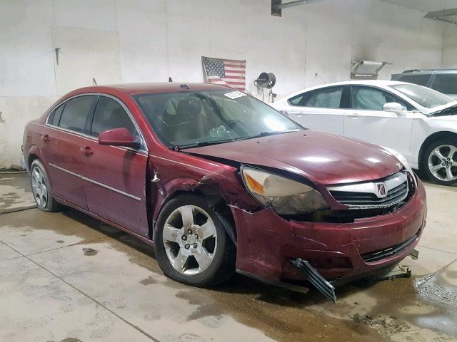 1G8ZS57B89F148715 - 2009 SATURN AURA XE MAROON photo 1