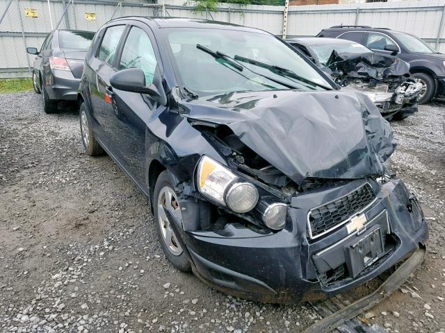 1G1JB6SG8D4218786 - 2013 CHEVROLET SONIC LS BLACK photo 1