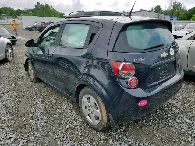 1G1JB6SG8D4218786 - 2013 CHEVROLET SONIC LS BLACK photo 3