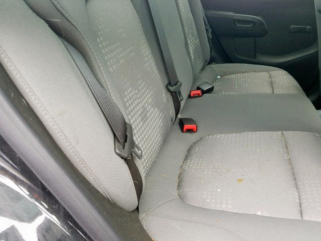 1G1JB6SG8D4218786 - 2013 CHEVROLET SONIC LS BLACK photo 6