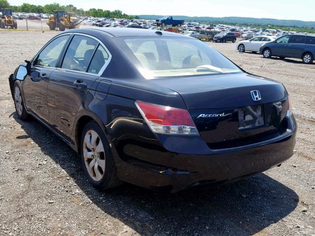 1HGCP26898A065311 - 2008 HONDA ACCORD EXL BLACK photo 3