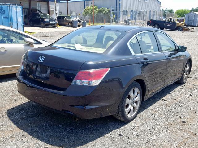 1HGCP26898A065311 - 2008 HONDA ACCORD EXL BLACK photo 4