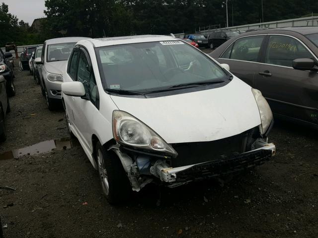 JHMGE8H43AC011451 - 2010 HONDA FIT SPORT WHITE photo 1