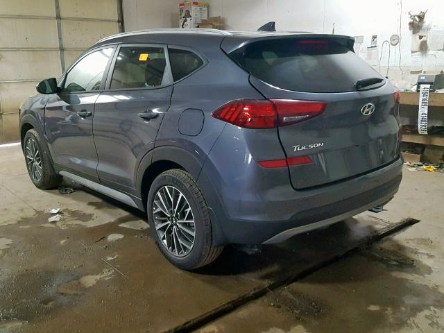 KM8J3CAL2KU846448 - 2019 HYUNDAI TUCSON LIM GRAY photo 3