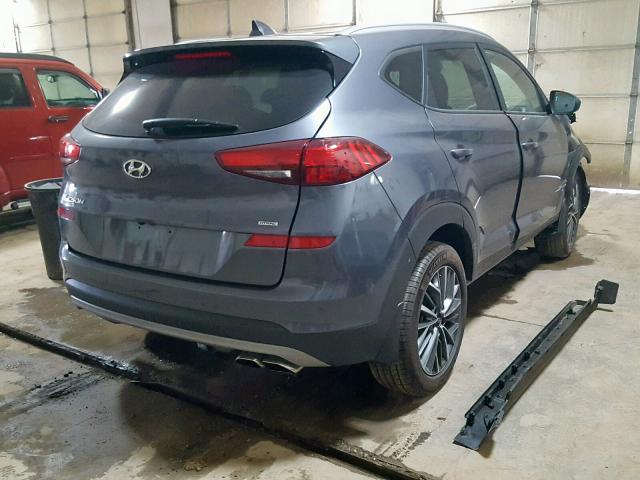 KM8J3CAL2KU846448 - 2019 HYUNDAI TUCSON LIM GRAY photo 4