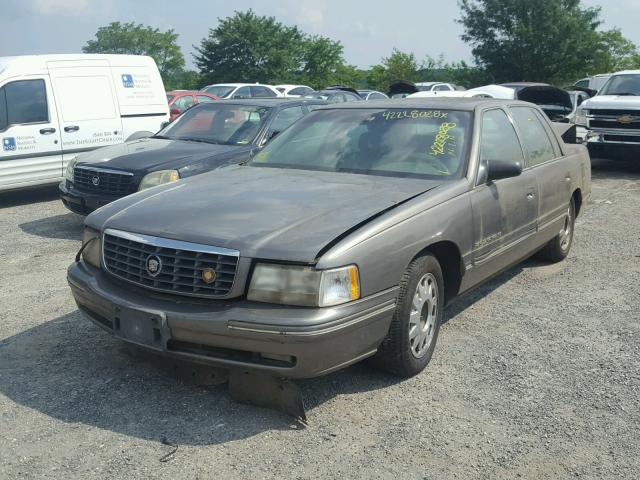 1G6KF5495XU716055 - 1999 CADILLAC DEVILLE CO GRAY photo 2