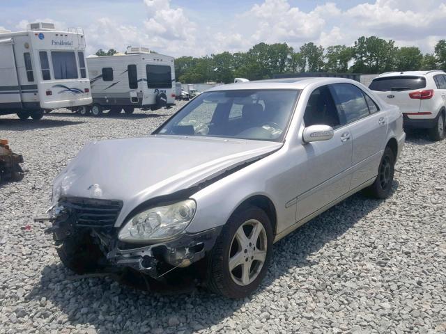 WDBNG75J75A445315 - 2005 MERCEDES-BENZ S 500 SILVER photo 2