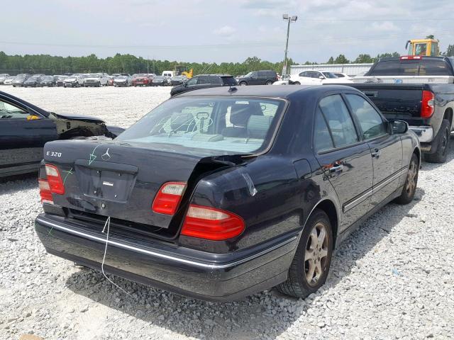 WDBJF65J32B462663 - 2002 MERCEDES-BENZ E 320 BLACK photo 4