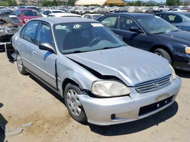 2HGEJ6610YH559594 - 2000 HONDA CIVIC BASE SILVER photo 1