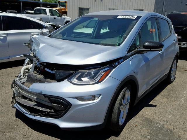 1G1FW6S02H4130237 - 2017 CHEVROLET BOLT EV LT BLUE photo 2