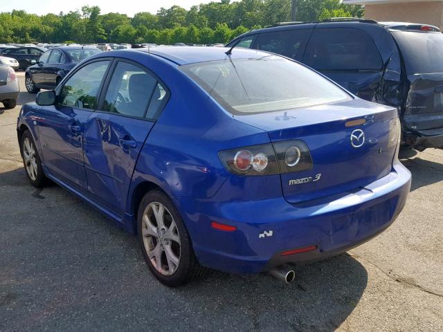 JM1BK324471678291 - 2007 MAZDA 3 S BLUE photo 3