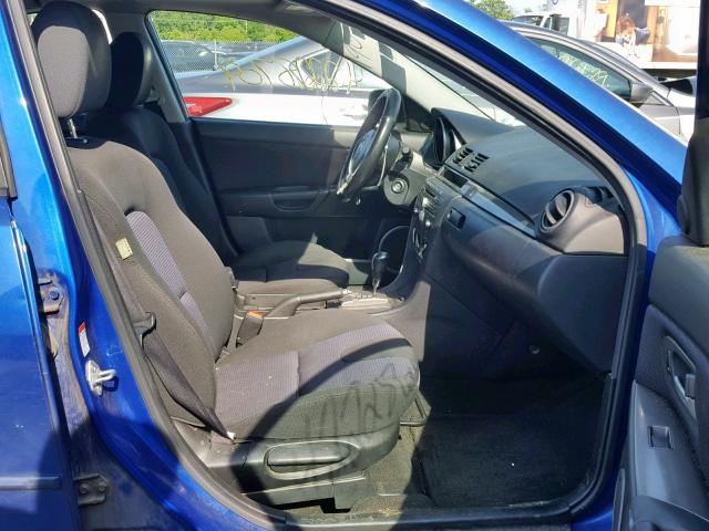 JM1BK324471678291 - 2007 MAZDA 3 S BLUE photo 5