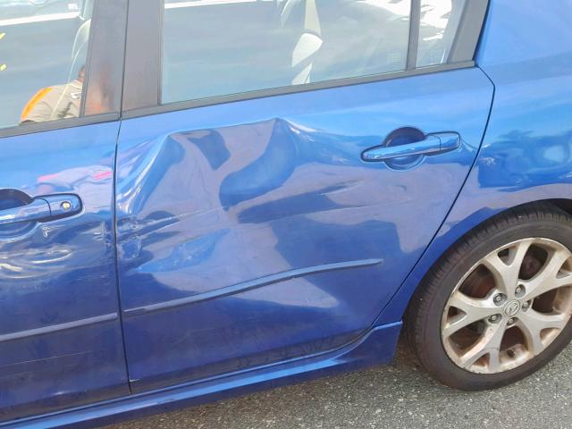 JM1BK324471678291 - 2007 MAZDA 3 S BLUE photo 9