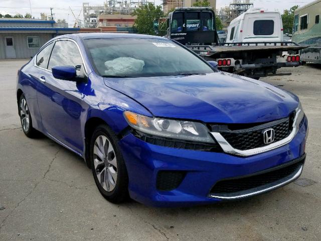 1HGCT1B39EA009350 - 2014 HONDA ACCORD LX- BLUE photo 1