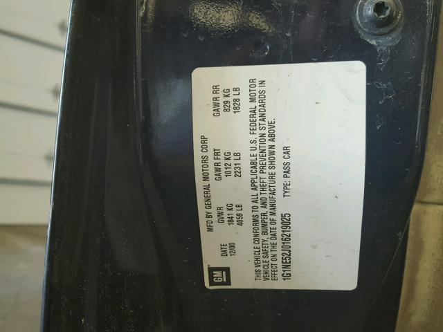 1G1NE52J016219025 - 2001 CHEVROLET MALIBU LS 蓝色 照片 10