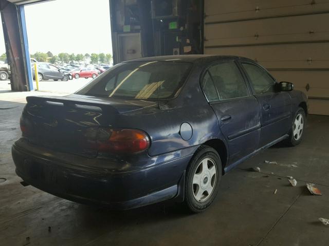 1G1NE52J016219025 - 2001 CHEVROLET MALIBU LS 蓝色 照片 4