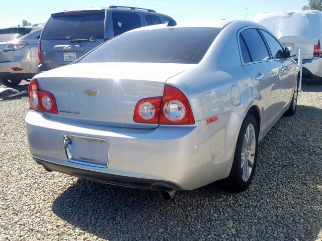 1G1ZG5E71CF303658 - 2012 CHEVROLET MALIBU LTZ ვერცხლისფერი ფოტო 4