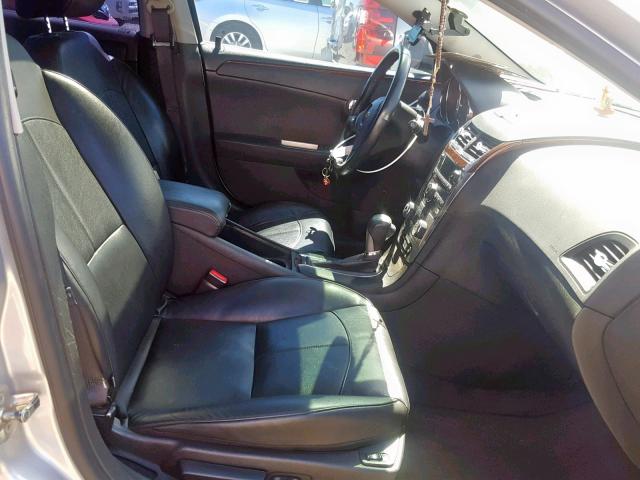 1G1ZG5E71CF303658 - 2012 CHEVROLET MALIBU LTZ ვერცხლისფერი ფოტო 5