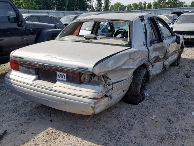 2MELM74W3TX615963 - 1996 MERCURY GRAND MARQ SILVER photo 4