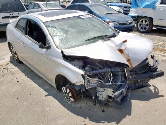 KNAFU6A23D5671167 - 2013 KIA FORTE EX SILVER photo 1