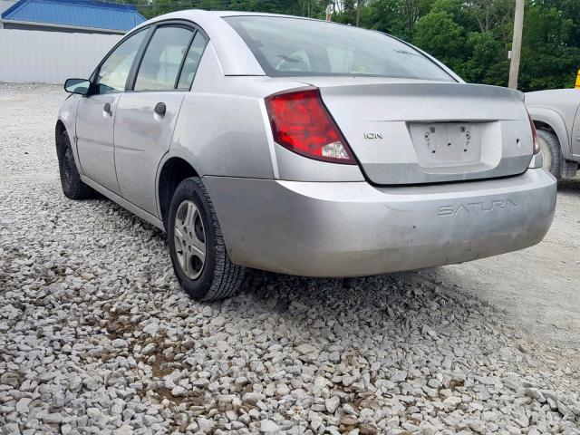 1G8AG52F94Z119353 - 2004 SATURN ION LEVEL SILVER photo 3