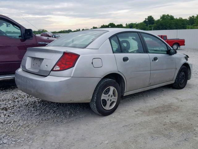 1G8AG52F94Z119353 - 2004 SATURN ION LEVEL SILVER photo 4