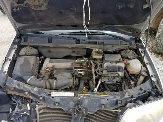 1G8AG52F94Z119353 - 2004 SATURN ION LEVEL SILVER photo 7