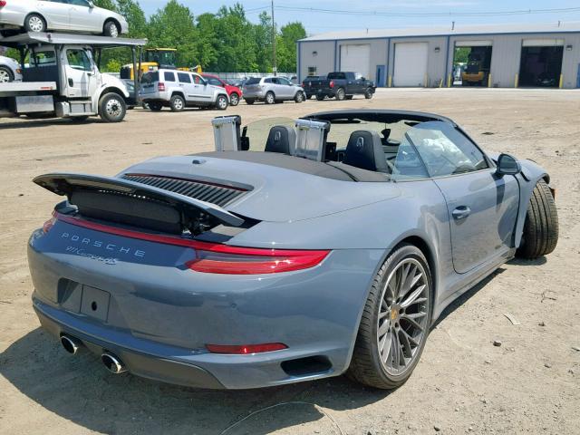 WP0CB2A95HS154302 - 2017 PORSCHE 911 CARRER GRAY photo 4