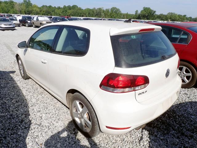 WVWMM7AJ4CW294168 - 2012 VOLKSWAGEN GOLF 白色 照片 3