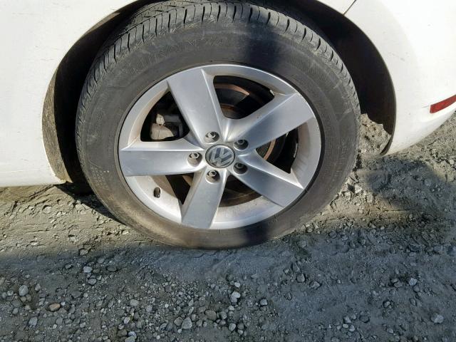 WVWMM7AJ4CW294168 - 2012 VOLKSWAGEN GOLF 白色 照片 9