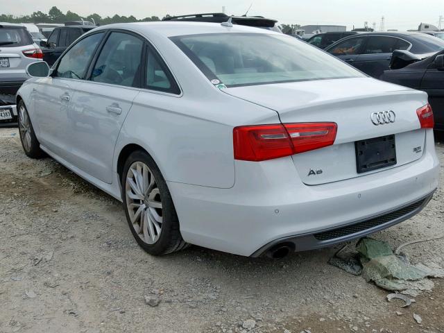 WAUHGAFC4CN128851 - 2012 AUDI A6 PRESTIG WHITE photo 3