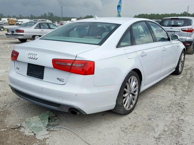 WAUHGAFC4CN128851 - 2012 AUDI A6 PRESTIG WHITE photo 4