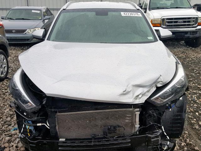 KM8J3CA47JU651579 - 2018 HYUNDAI TUCSON SEL SILVER photo 7