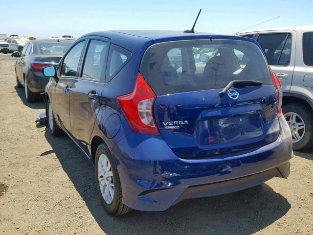 3N1CE2CP5HL374687 - 2017 NISSAN VERSA NOTE BLUE photo 3