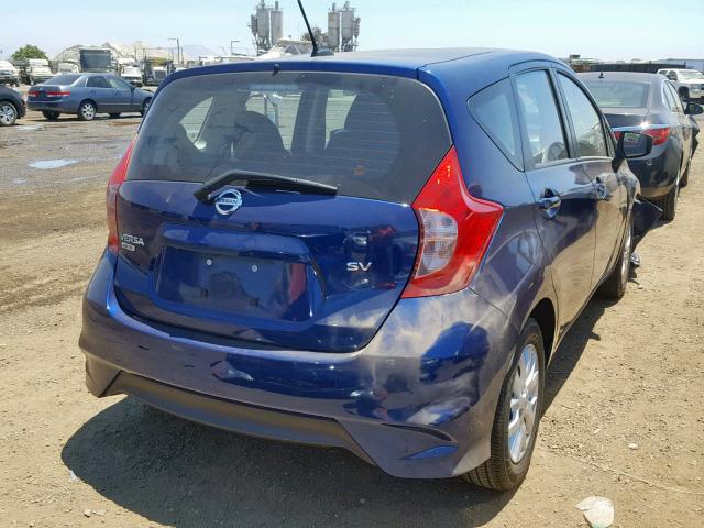 3N1CE2CP5HL374687 - 2017 NISSAN VERSA NOTE BLUE photo 4